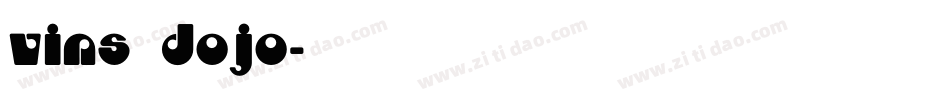 vins dojo字体转换